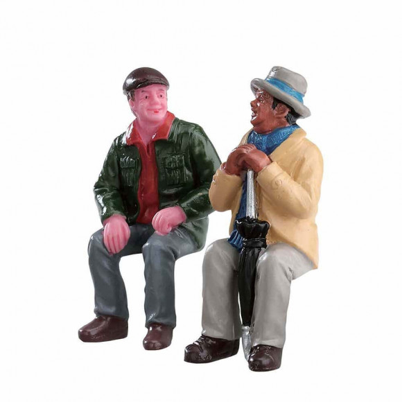 CHATTING WITH OLD FRIENDS SET OF 2
