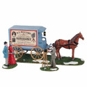 TRAVELING PHOTOGRAPHER WAGON SET OF 3