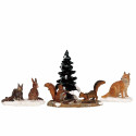 WOODLAND ANIMALS SET OF 4