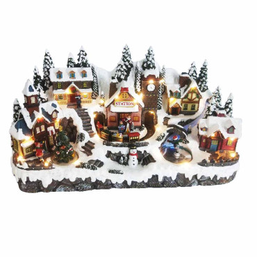 VILLAGGIO STAZIONE 43X20XH24 LED MOV MUS