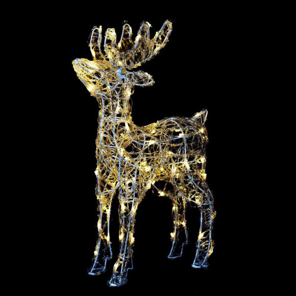 RENNA FILO CRISTAL 80LED H60 LUCE CALDA