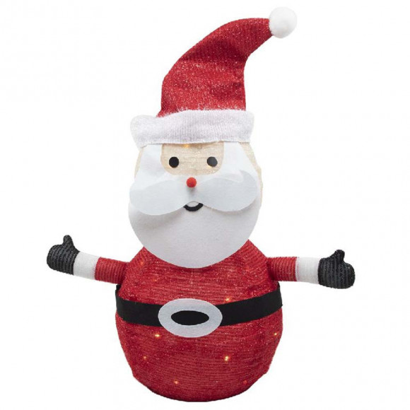 SANTA OUTDOOR GONF 70CM 40LED CALDO