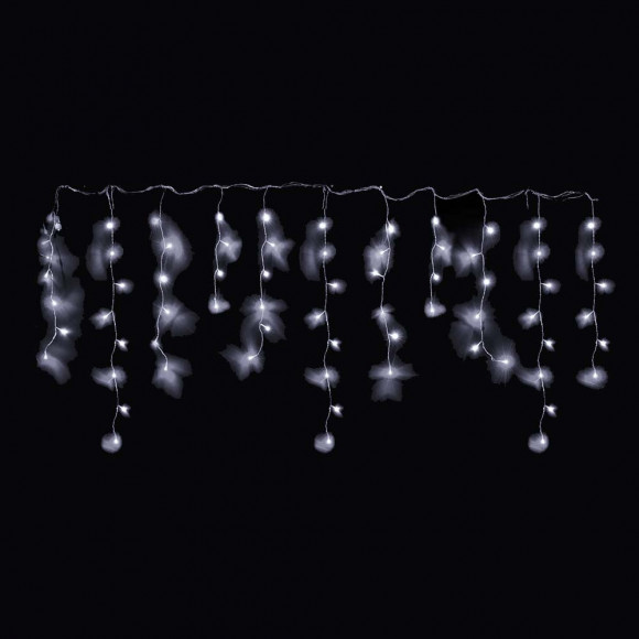 STALATTITI 72LED BIANCO GHIAC C/C PROLUN