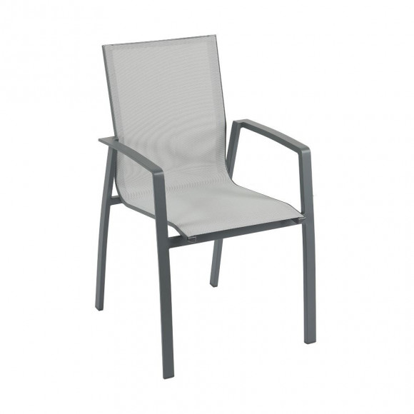 SEDIA TOMMY ALLU ANTRACITE TXT GRIGIO