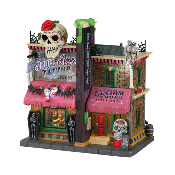 THE SKULL AND ROSE TATTOO STUDIO, B/O (4