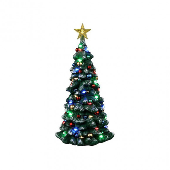 SNOWY CHRISTMAS TREE, B/O (4.5V)