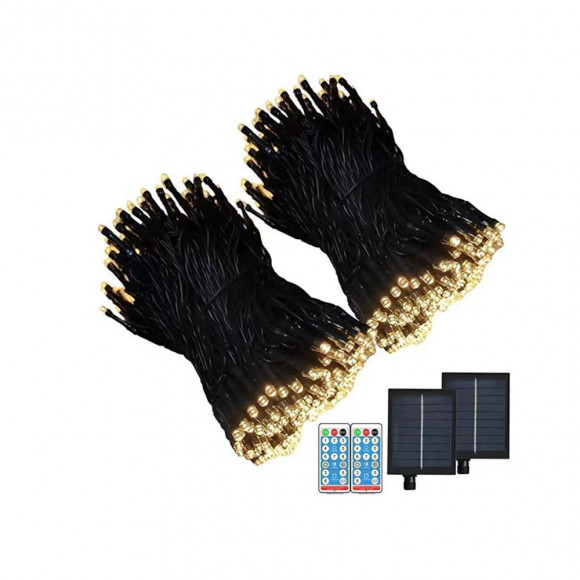 300LED 5MM BIANCO CALDO PANNELLO SOLARE