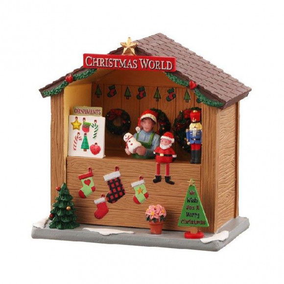 CHRISTMAS WORLD BOOTH, AC ADAPTABLE