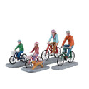 FAMILY BIKE RIDE, SET OF 4