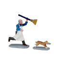 FELINE FISH THIEF, SET OF 2
