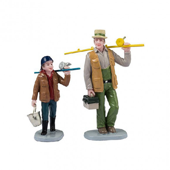 FISHIN' TIME, SET OF 2