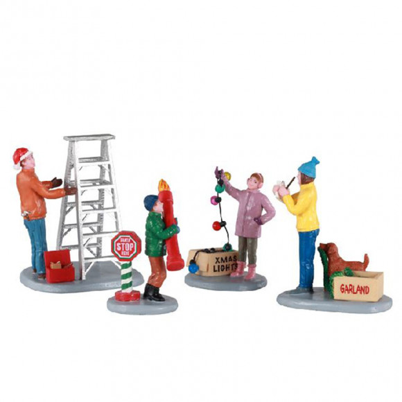GETTING READY TO DECORATE, SET OF 4 GETTING READY TO DECORATE, SET OF 4
