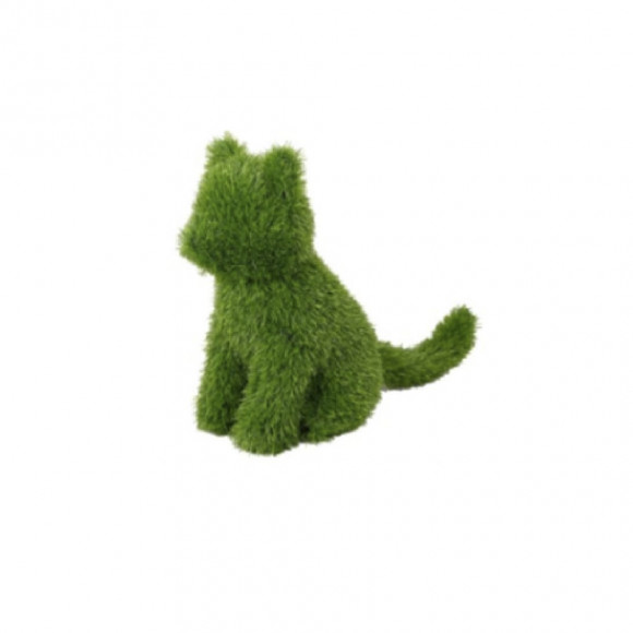 GATTINO IN PRATO SINTETICO H35CM