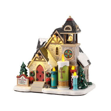CANDLELIGHT CHURCH, INCL. ADAPTOR 44338,