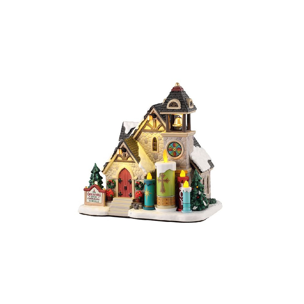 CANDLELIGHT CHURCH, INCL. ADAPTOR 44338, CANDLELIGHT CHURCH, INCL. ADAPTOR 44338,