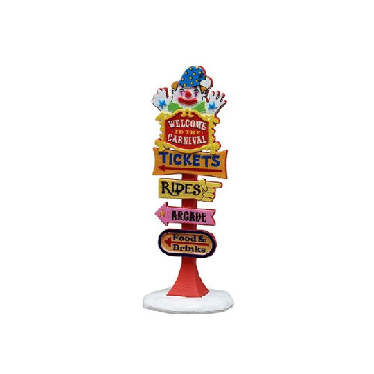CARNIVAL WELCOME SIGN CARNIVAL WELCOME SIGN