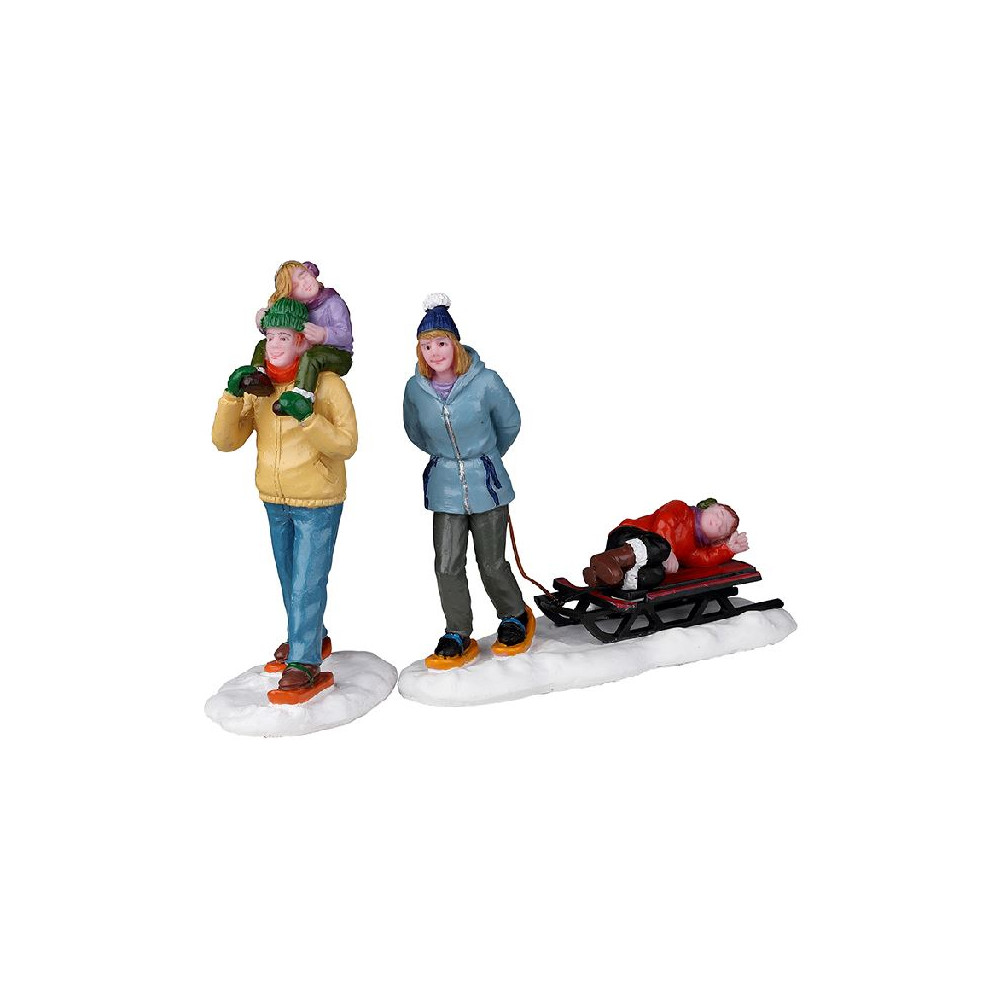 LONG DAY SNOWSHOEING, SET OF 2 LONG DAY SNOWSHOEING, SET OF 2