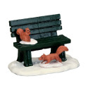 PARK BENCH IN WINTER