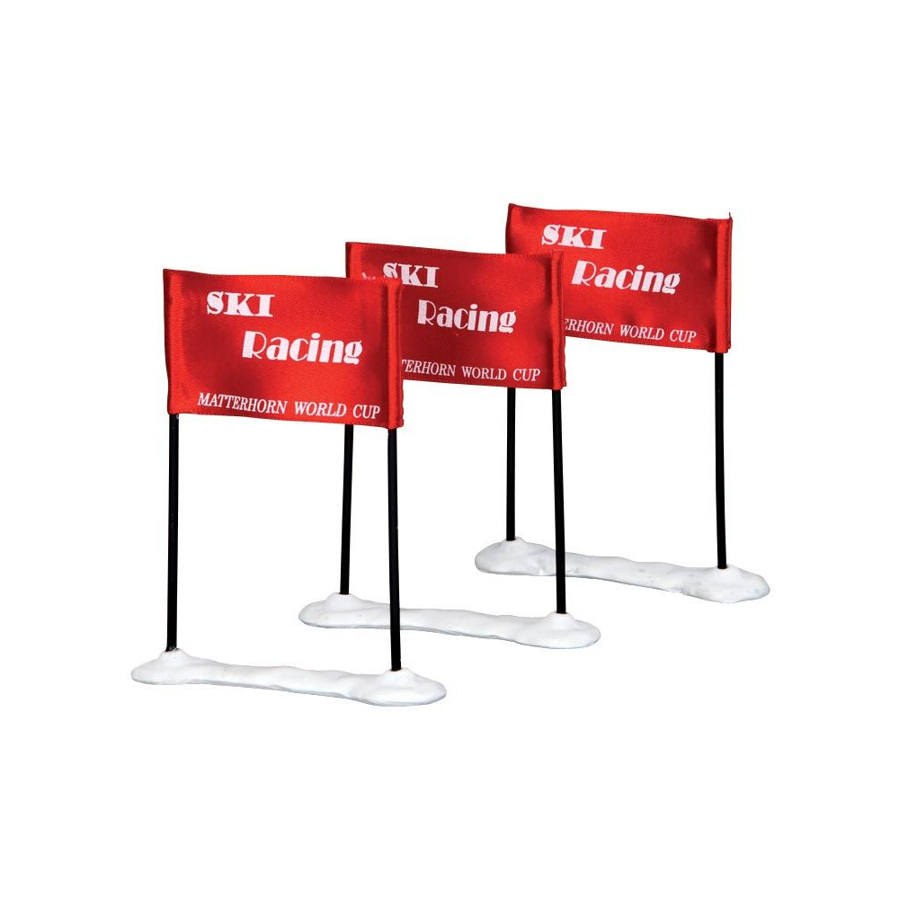 SKI RACING FLAG, SET OF 3 SKI RACING FLAG, SET OF 3