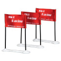 SKI RACING FLAG, SET OF 3