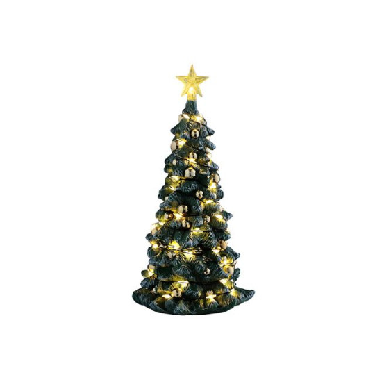 SNOWY CHRISTMAS TREE, CLEAR LIGHT, B/O ( SNOWY CHRISTMAS TREE, CLEAR LIGHT, B/O (