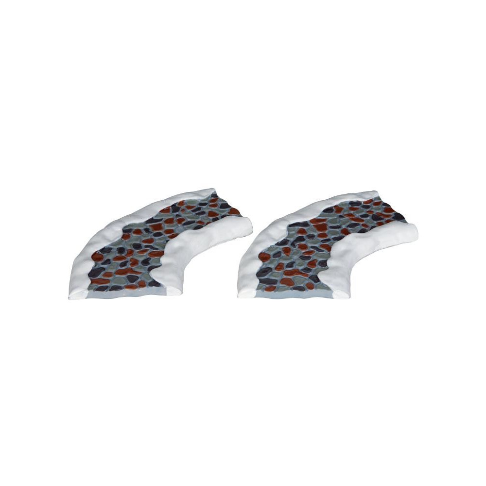 STONE ROAD - CURVED, SET OF 2 STONE ROAD - CURVED, SET OF 2