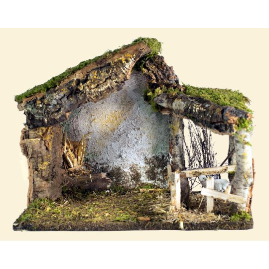 CAPANNA CM. 33X18X24 CON LUCE CAPANNA CM. 33X18X24 CON LUCE