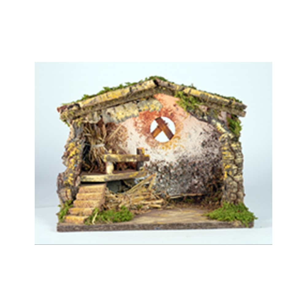 CAPANNA CM. 33X18X24 CON LUCE CAPANNA CM. 33X18X24 CON LUCE