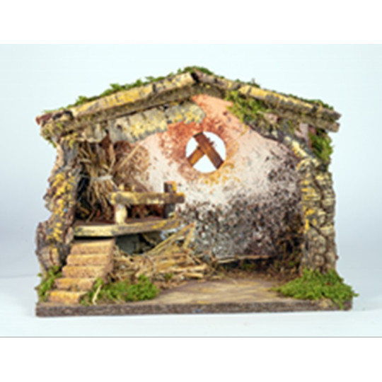 CAPANNA CM. 33X18X24 CON LUCE CAPANNA CM. 33X18X24 CON LUCE