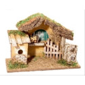 CAPANNA CON FINESTRA CIRCOLARE CM.36X16X