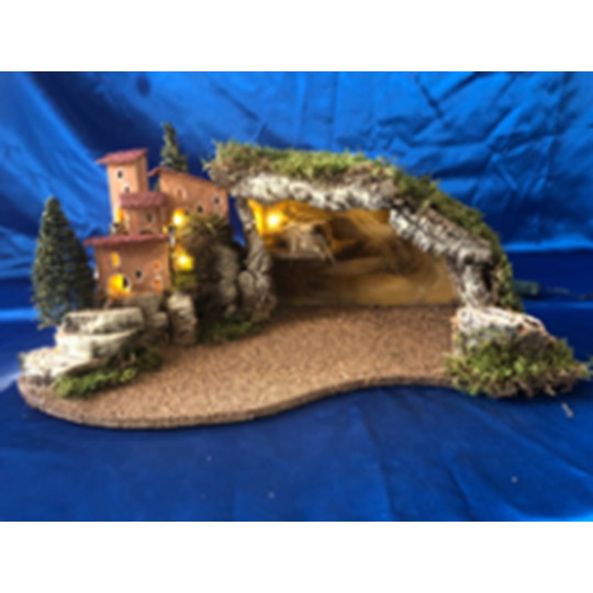 CAPANNA CON VILLAGGIO 52X31X25 CAPANNA CON VILLAGGIO 52X31X25