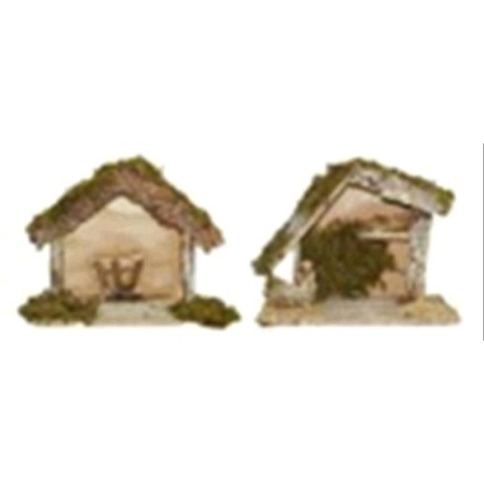 CAPANNA VUOTA CM 25X13X21 2 MODELLI CAPANNA VUOTA CM 25X13X21 2 MODELLI