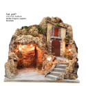 GROTTA CON CASETTA IN SUGHERO E LEGNO IL