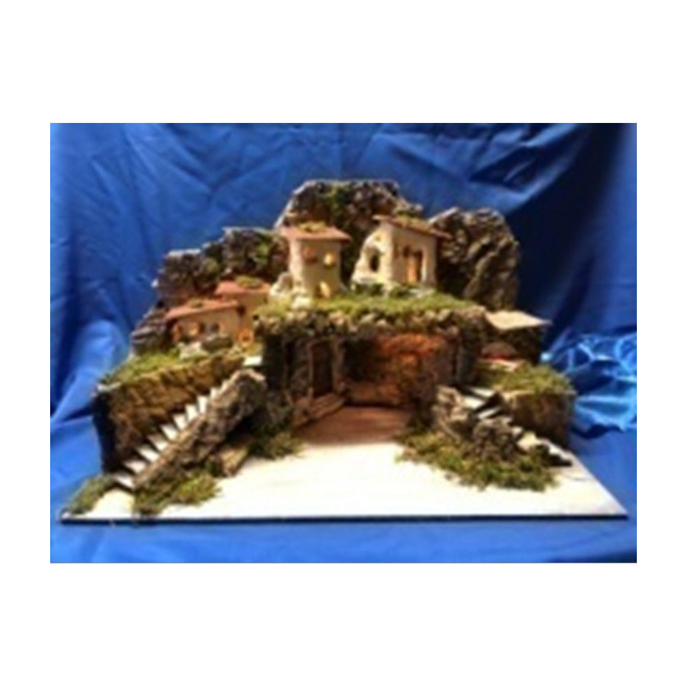 PAESAGGIO CON LUCE E FUOCO 68X40X42 PAESAGGIO CON LUCE E FUOCO 68X40X42