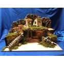 PAESAGGIO CON LUCE E FUOCO 68X40X42