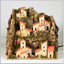 PAESAGGIO CON LUCI CM. 20X14X18