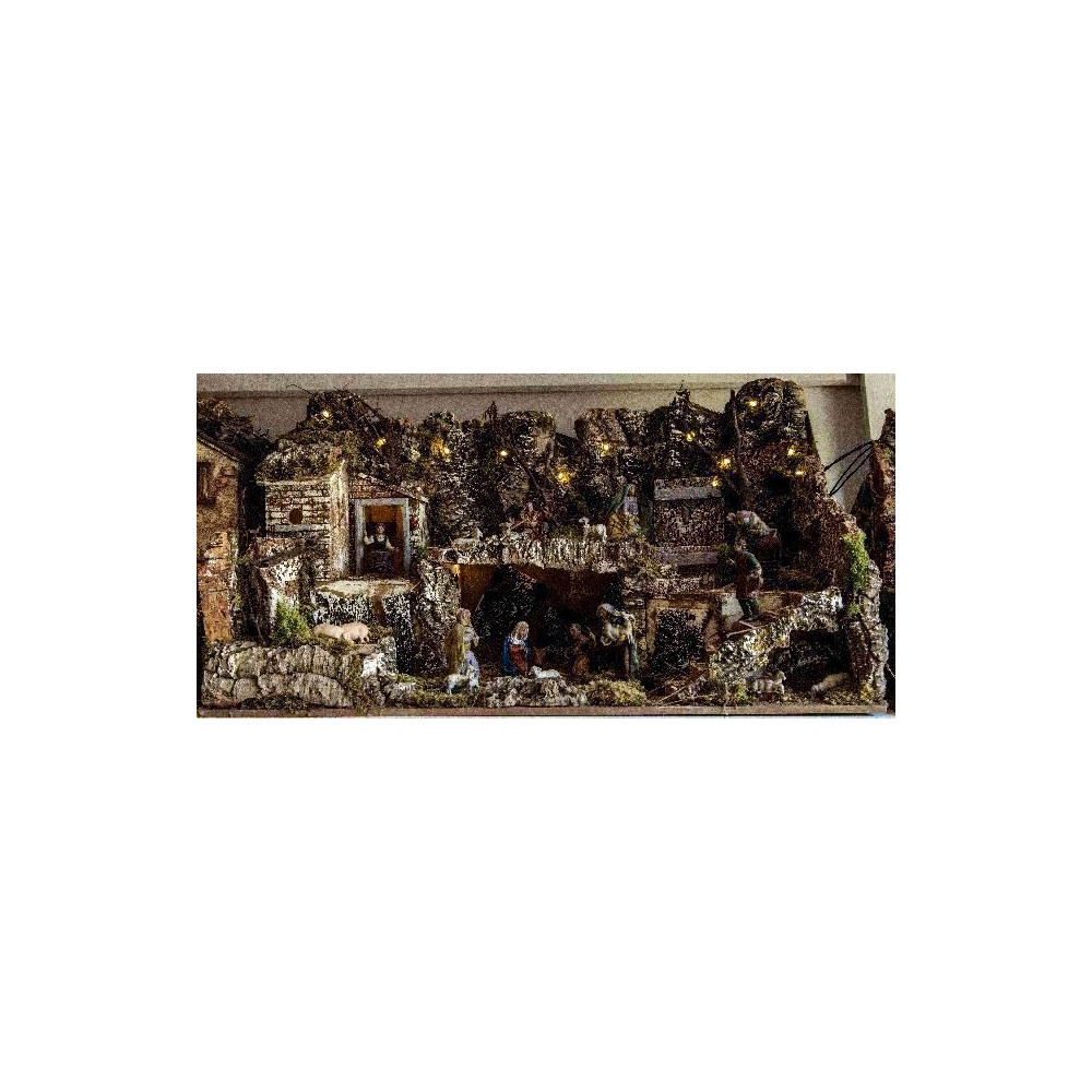 PRESEPE C/LUCI 80X40 PRESEPE C/LUCI 80X40