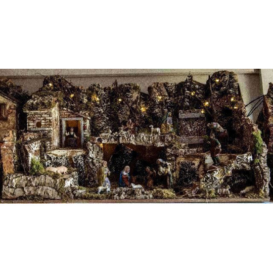 PRESEPE C/LUCI 80X40 PRESEPE C/LUCI 80X40