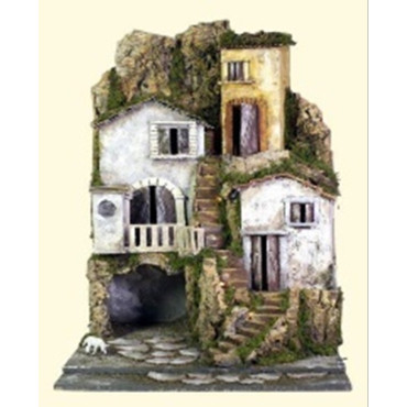 PRESEPE CM. 45X52X70 CON LUCI