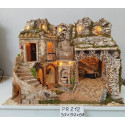 PRESEPE CON LUCI E FONTANA L.57XP.37XH50