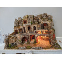 PRESEPE CON LUCI E FONTANA L.60XP100XH60