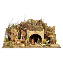 PRESEPE CON LUCI E FONTANA L.77XP.37XH42