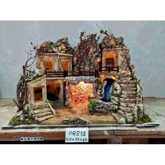 PRESEPE CON LUCI E RUSCELLO L.57XP77XH65 PRESEPE CON LUCI E RUSCELLO L.57XP77XH65