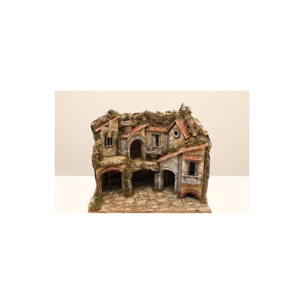 PRESEPE IN LEGNO E SUG ILL CON MUL/FORN PRESEPE IN LEGNO E SUG ILL CON MUL/FORN