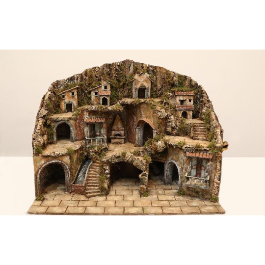 PRESEPE IN LEGNO E SUG ILL CON MUL/FORN PRESEPE IN LEGNO E SUG ILL CON MUL/FORN