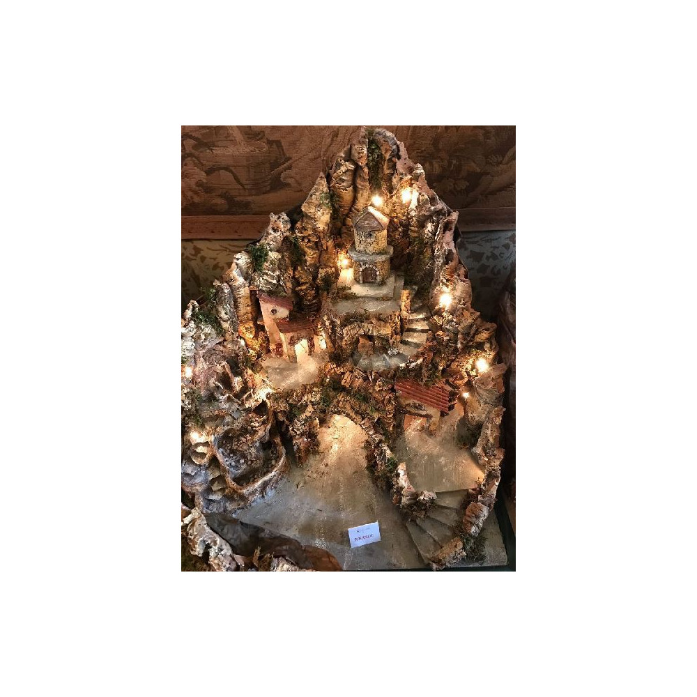 PRESEPE LEGNO SUGHERO C/RUSCELLO FORNO PRESEPE LEGNO SUGHERO C/RUSCELLO FORNO