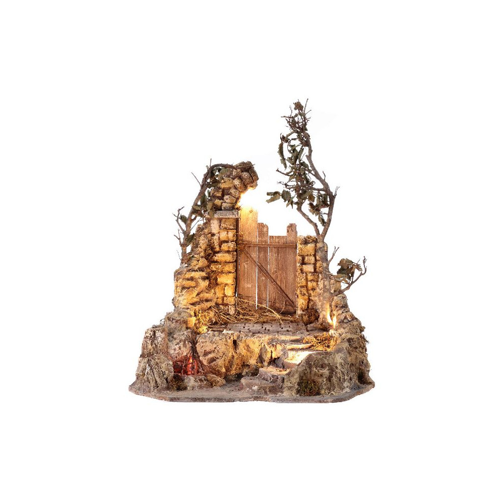 TEMPIO IN LEGNO,RESINA E SUGHERO CON EFF TEMPIO IN LEGNO,RESINA E SUGHERO CON EFF