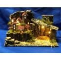 VILLAGGIO CON GROTTA E LUCE 30X17X18