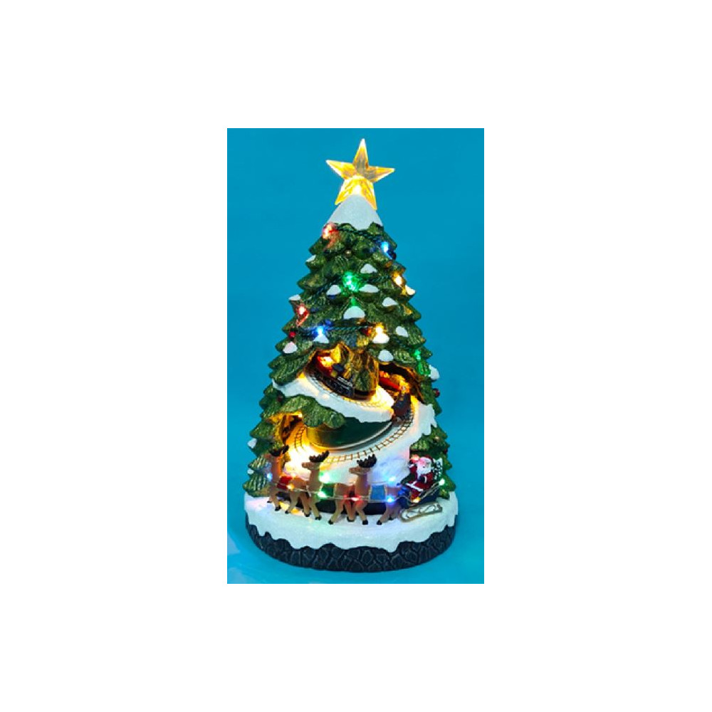 ALBERO 22,2X21XH38,8 C/TRENO MOV LED MUS ALBERO 22,2X21XH38,8 C/TRENO MOV LED MUS