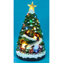 ALBERO 22,2X21XH38,8 C/TRENO MOV LED MUS